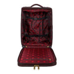 Vozik Pure Leather Luxury Dark Brown Rolling Luggage - Image 5