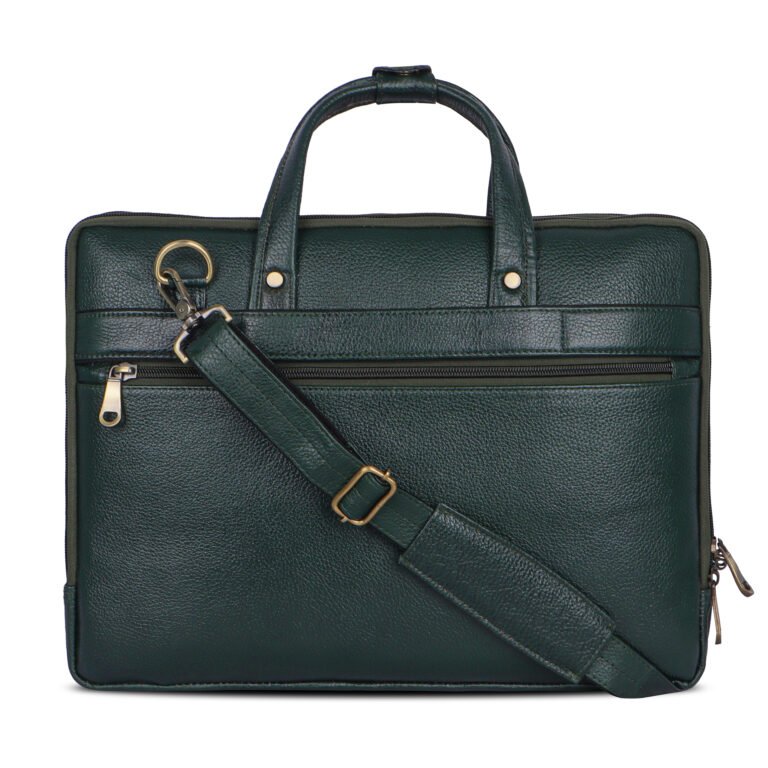 Vozik Premium Leather Laptop Bag - Image 4