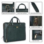 Vozik Premium Leather Laptop Bag - Image 5