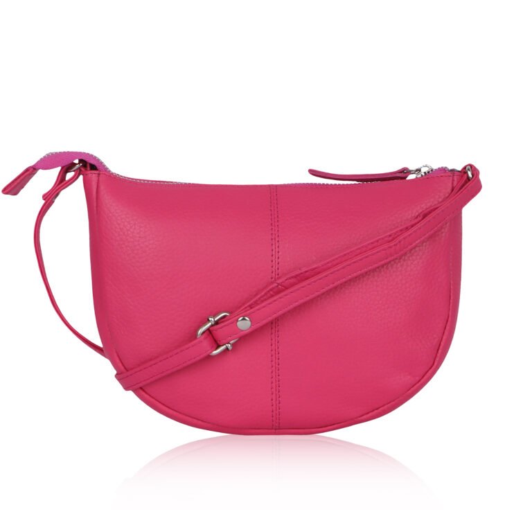 Vozik Half-Moon Leather Sling Bag – Curve Edition - Image 3