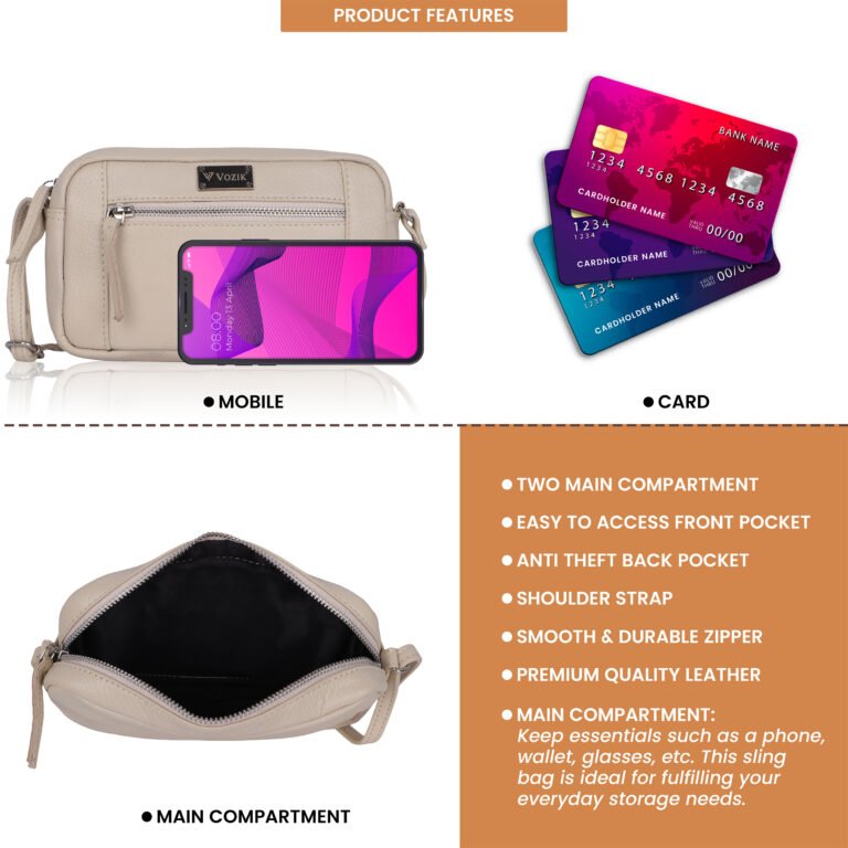 Vozik Compact Leather Crossbody Bag – Vibrant Collection - Image 8