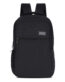 VOZIK 15.6 Inch Laptop BackpackBlack Laptop Backpack for men and women, showing minimalist design and front pocket.