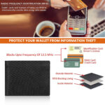 VOZIK Cross Line: Slim Mens Genuine Leather Wallet With 6 Card Slot (Black) - Image 3