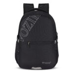 VOZIK Black Laptop Bag for men and women with reflective VOZIK branding for night safety